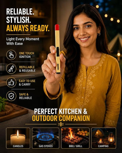Gas Electric Lighter with charging