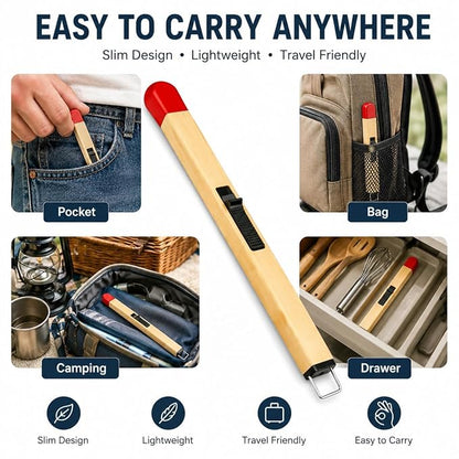 Gas Electric Lighter with charging