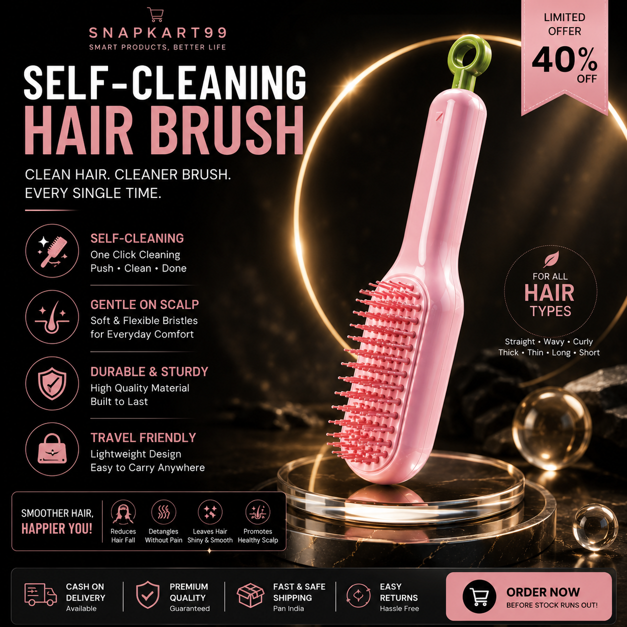 Magic Hair Brush Anti Static