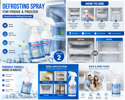 Instant Freezer Ice Remover Spray