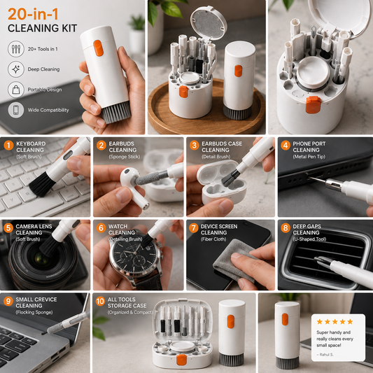20 in 1 Smart Gadget Cleaning Kit