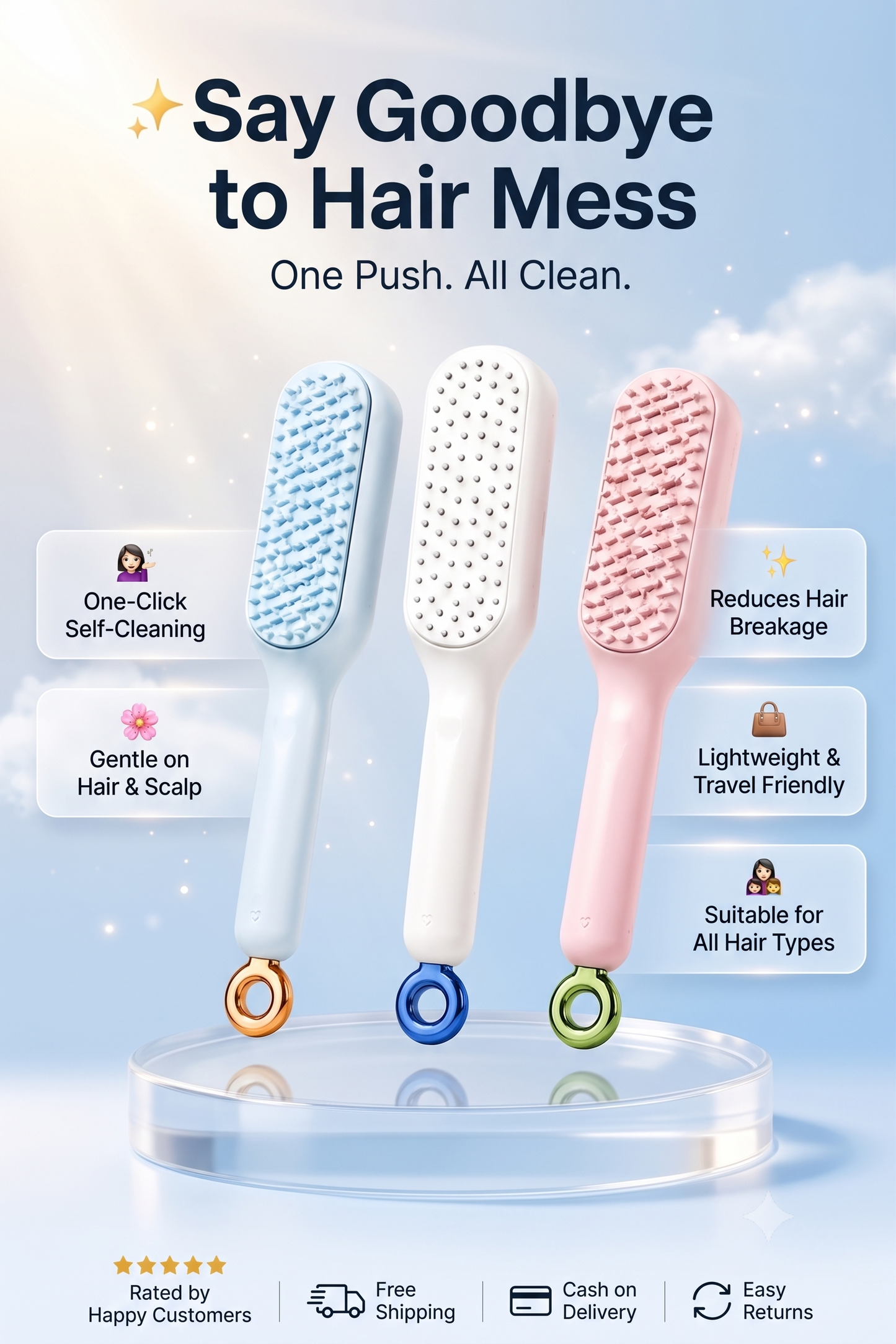 Magic Hair Brush Anti Static
