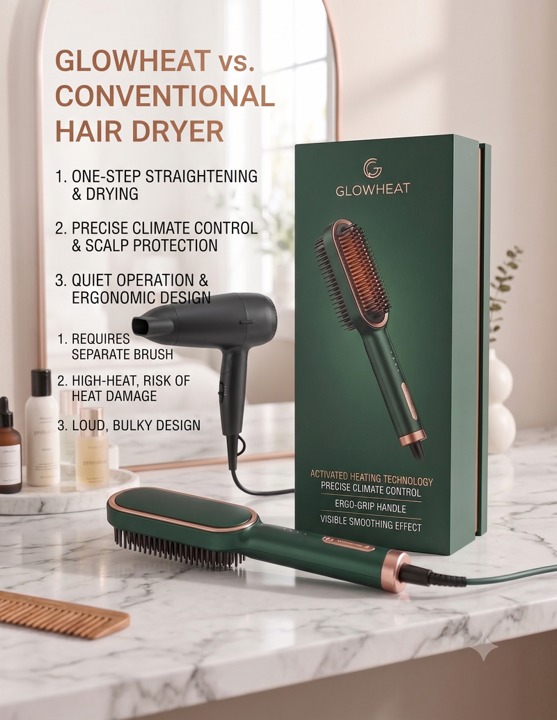 Hair Straightening Brush