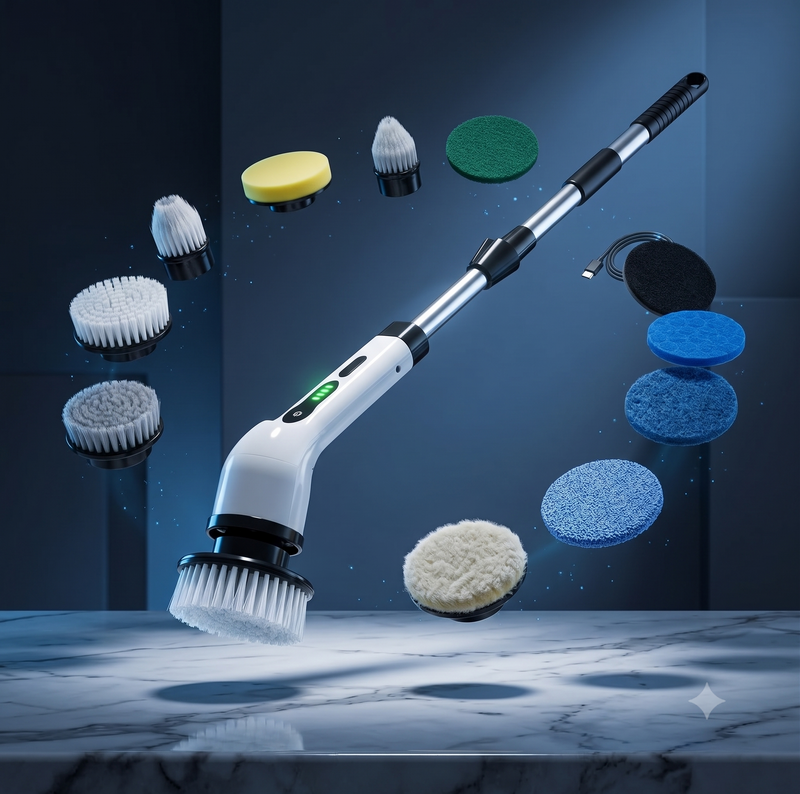 9 in 1 Electric Spin Scrubber